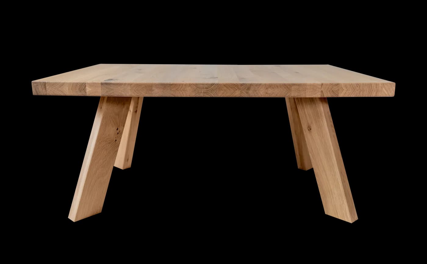 MIAM — Klub stolić DP 100 × 70 cm od masivnog hrasta, slika 3
